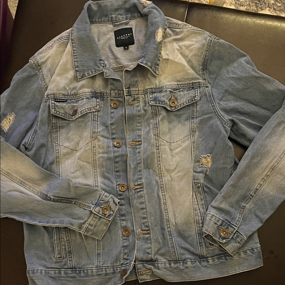 Request Destructed Denim Jacket